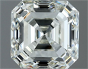 Natural Diamond 1.00 Carats, Asscher with  Cut, I Color, VVS2 Clarity and Certified by IGI