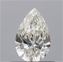 Natural Diamond 0.51 Carats, Pear with  Cut, G Color, IF Clarity and Certified by IGI