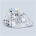 Diamante Natural 4.01 quilates, De pera , Color D, claridad VS2 y certificado GIA