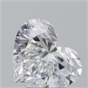 Natural Diamond 3.22 Carats, Heart with  Cut, E Color, VVS1 Clarity and Certified by GIA