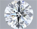 Diamante Natural 0.59 quilates, Redondo , Color I, claridad VVS1 y certificado IGI
