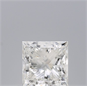 Natural Diamond 0.50 Carats, Princess with  Cut, F Color, VS1 Clarity and Certified by GIA