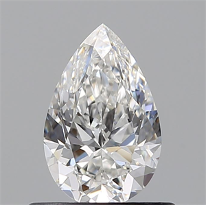 Foto Diamante Natural 0.60 quilates, De pera , Color E, claridad VS1 y certificado GIA de