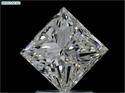 Natural Diamond 2.25 Carats, Princess with  Cut, F Color, SI2 Clarity and Certified by GIA