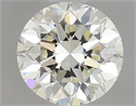 Natural Diamond 0.80 Carats, Round with Very Good Cut, I Color, VVS2 Clarity and Certified by IGI