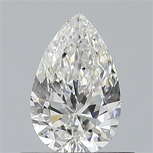 Picture of Natural Diamond 0.50 Carats, Pear with  Cut, G Color, VVS1 Clarity and Certified by GIA