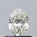 Diamante Natural 0.44 quilates, Ovalado , Color H, claridad VS2 y certificado GIA