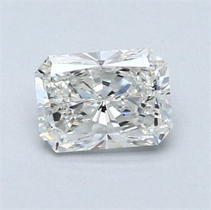 Foto Diamante Natural 0.80 quilates, Radiante , Color I, claridad SI1 y certificado GIA de