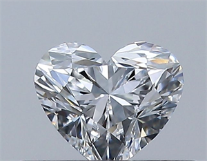 Picture of Natural Diamond 0.31 Carats, Heart with  Cut, E Color, VS2 Clarity and Certified by GIA