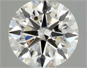 Diamante Natural 0.42 quilates, Redondo , Color H, claridad IF y certificado GIA