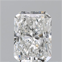 Natural Diamond 0.70 Carats, Radiant with  Cut, G Color, VVS2 Clarity and Certified by GIA