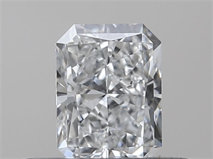Picture of Natural Diamond 0.30 Carats, Radiant with  Cut, E Color, VS2 Clarity and Certified by GIA