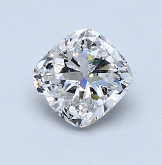 Picture of 0.5 Carats, Cushion Diamond with Very Good Cut, D Color, SI1 Clarity and Certified By EGL