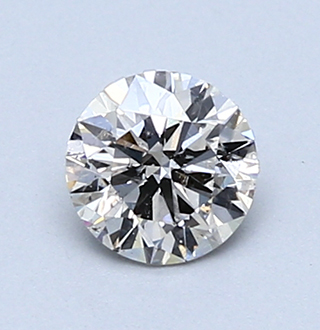 Foto Diamante redondo de 0,40 quilates con muy buen corte, color H, claridad SI1 y certificado por CGL de