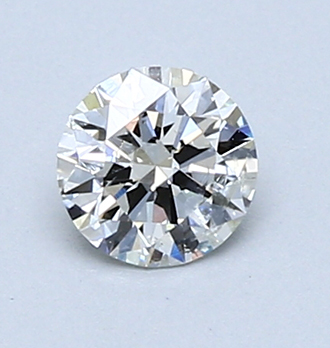 Diamante redondo de 0,32 quilates con talla ideal, color G, claridad VS2 y certificado por CGL