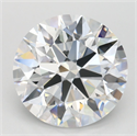 Lab Grown Diamond 4.14 Carats, Round with Ideal Cut, D Color, FL Clarity and Certified by IGI