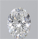 Natural Diamond 0.90 Carats, Oval with  Cut, F Color, VVS2 Clarity and Certified by GIA