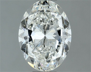 Picture of Natural Diamond 1.30 Carats, Oval with  Cut, G Color, VS2 Clarity and Certified by IGI