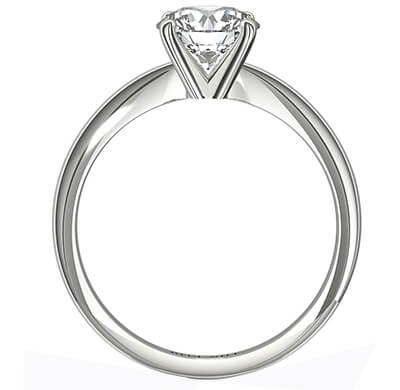 Classic solitaire engagement ring settings