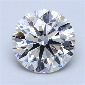 Foto Diamante natural redondo de 2,68 quilates Color H, claridad SI1 mejorada, talla ideal de