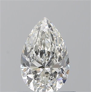 Picture of Natural Diamond 0.70 Carats, Pear with  Cut, H Color, VVS2 Clarity and Certified by GIA