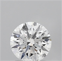 Lab Grown Diamond 1.08 Carats, Round with Ideal Cut, E Color, VVS1 Clarity and Certified by IGI