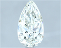 Natural Diamond 1.02 Carats, Pear with  Cut, I Color, VVS2 Clarity and Certified by IGI