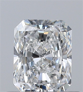 Picture of Natural Diamond 0.50 Carats, Radiant with  Cut, F Color, VS2 Clarity and Certified by GIA