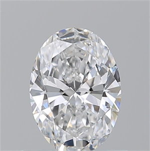 Picture of Natural Diamond 0.70 Carats, Oval with  Cut, D Color, VS1 Clarity and Certified by GIA
