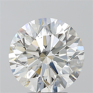 Foto Diamante Natural 3.50 quilates, Redondo , Color I, claridad SI1 y certificado GIA de