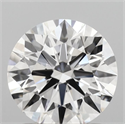 Lab Grown Diamond 1.23 Carats, Round with Ideal Cut, D Color, VS1 Clarity and Certified by IGI