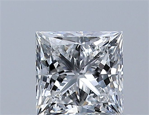 Foto Diamante Natural 0.52 quilates, Princesa , Color E, claridad VS1 y certificado GIA de