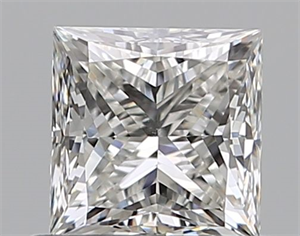 Picture of Natural Diamond 0.60 Carats, Princess with  Cut, H Color, VS2 Clarity and Certified by GIA