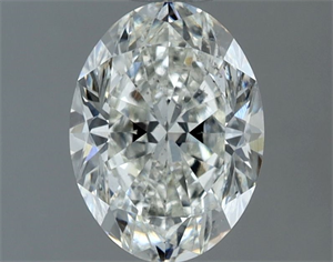 Picture of Natural Diamond 1.21 Carats, Oval with  Cut, G Color, SI1 Clarity and Certified by IGI