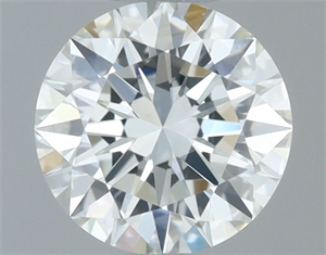 Picture of Natural Diamond 0.60 Carats, Round with Excellent Cut, H Color, VVS2 Clarity and Certified by IGI