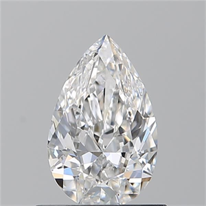 Picture of Natural Diamond 0.72 Carats, Pear with  Cut, E Color, VS1 Clarity and Certified by GIA