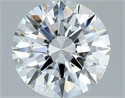Natural Diamond 2.01 Carats, Round with Excellent Cut, G Color, SI1 Clarity and Certified by GIA