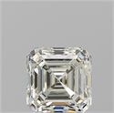 Diamante Natural 1.50 quilates, Asscher , Color K, claridad VVS2 y certificado GIA