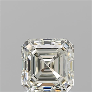 Foto Diamante Natural 1.50 quilates, Asscher , Color K, claridad VVS2 y certificado GIA de