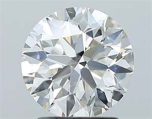 Picture of Natural Diamond 2.00 Carats, Round with Excellent Cut, I Color, SI1 Clarity and Certified by GIA