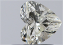 Natural Diamond 0.53 Carats, Heart with  Cut, L Color, VVS1 Clarity and Certified by GIA