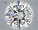 Lab Grown Diamond 6.02 Carats, Round with Excellent Cut, E Color, VVS2 Clarity and Certified by IGI