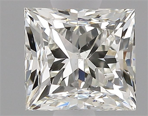 Picture of Natural Diamond 0.70 Carats, Princess with  Cut, K Color, VS2 Clarity and Certified by GIA