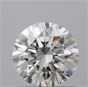 Natural Diamond 0.76 Carats, Round with Excellent Cut, H Color, VVS2 Clarity and Certified by GIA