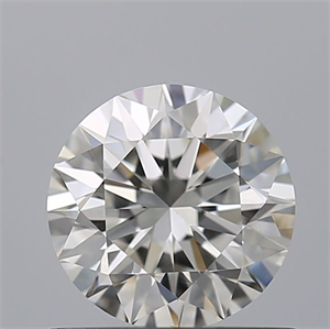 Picture of Natural Diamond 0.76 Carats, Round with Excellent Cut, H Color, VVS2 Clarity and Certified by GIA