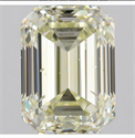 Diamante natural talla Enerald, 2,51 quilates, color W a X, claridad SI2, certificado por GIA