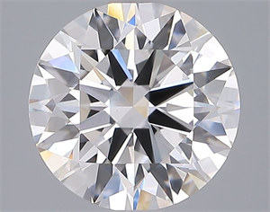 Picture of Lab Grown Diamond 3.02 Carats, Round with Ideal Cut, F Color, VVS2 Clarity and Certified by IGI