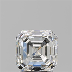 Foto Diamante Natural 1.70 quilates, Asscher , Color H, claridad SI2 y certificado GIA de