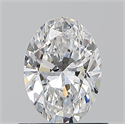 Natural Diamond 0.70 Carats, Oval with  Cut, E Color, VS1 Clarity and Certified by GIA