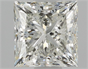 Natural Diamond 1.20 Carats, Princess with  Cut, I Color, VVS1 Clarity and Certified by GIA